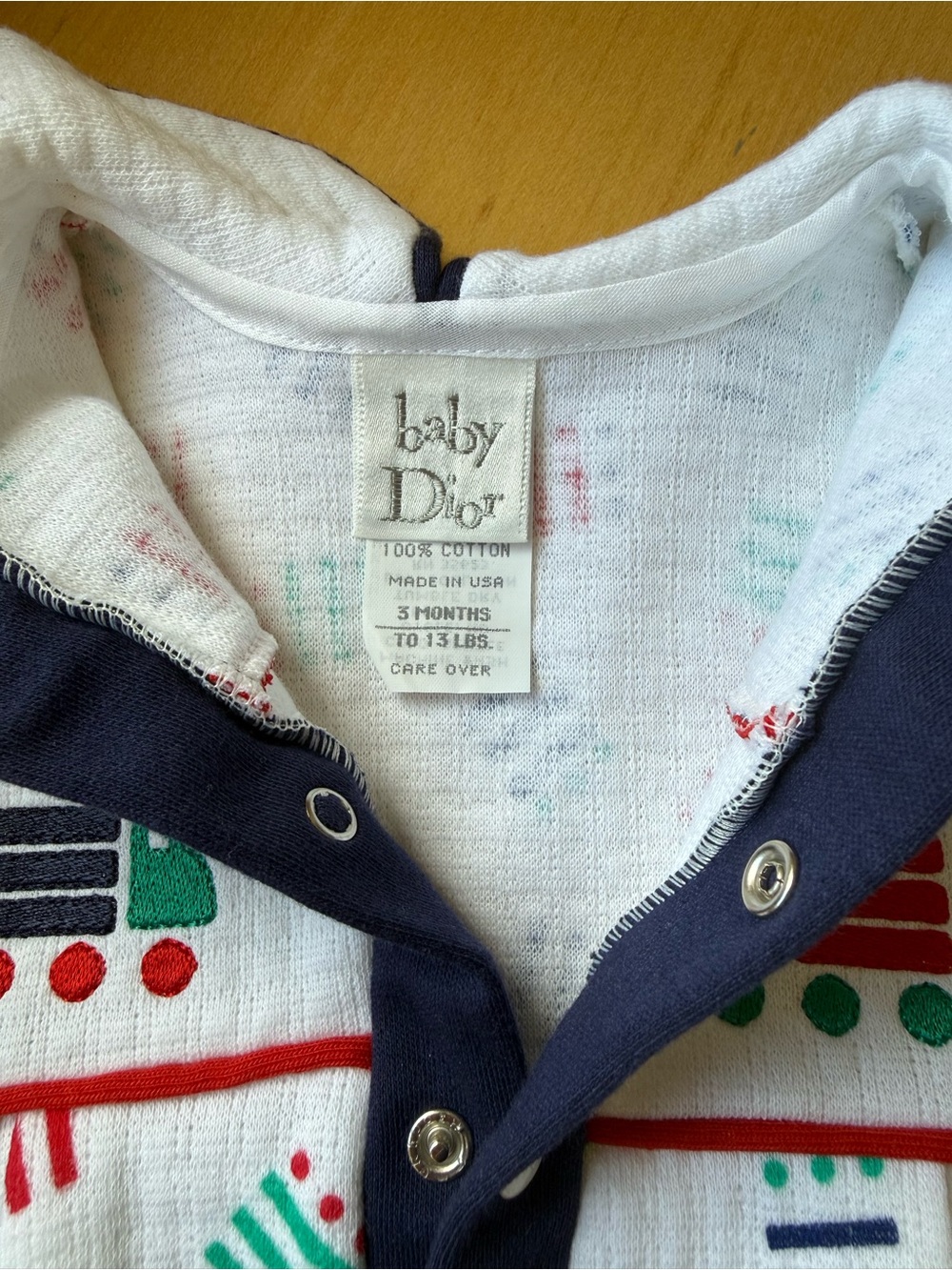 Vintage Baby Dior Onesie (new with tags!) - Picture 6 of 8